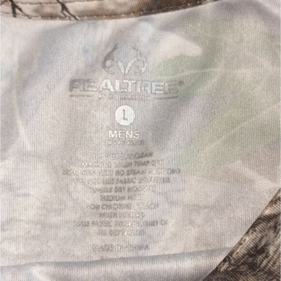 Real Tree Mens Performance T-Shirt-Camouflage-L-GUC - Picture 4 of 5